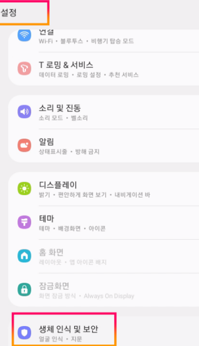 생체 인식 및 보안