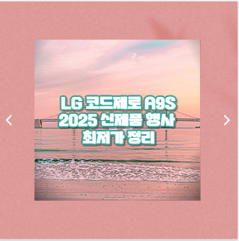 LG 코드제로 A9S 2025 신제품 행사 최저가 정리