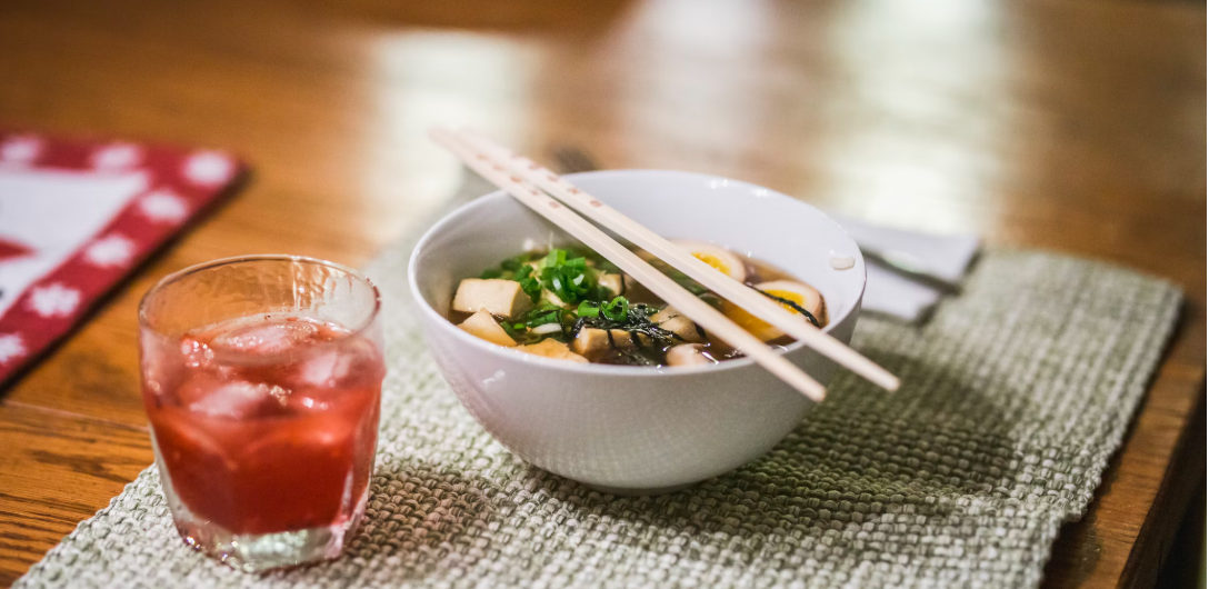 아침 국 음식 사진