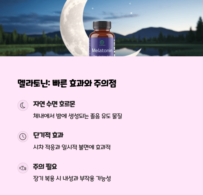 수면 유도 음악 vs 멜라토닌