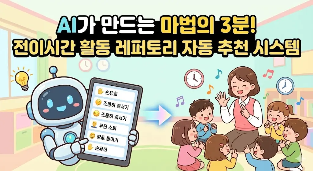 전이시간 활동 레퍼토리 자동 추천 시스템