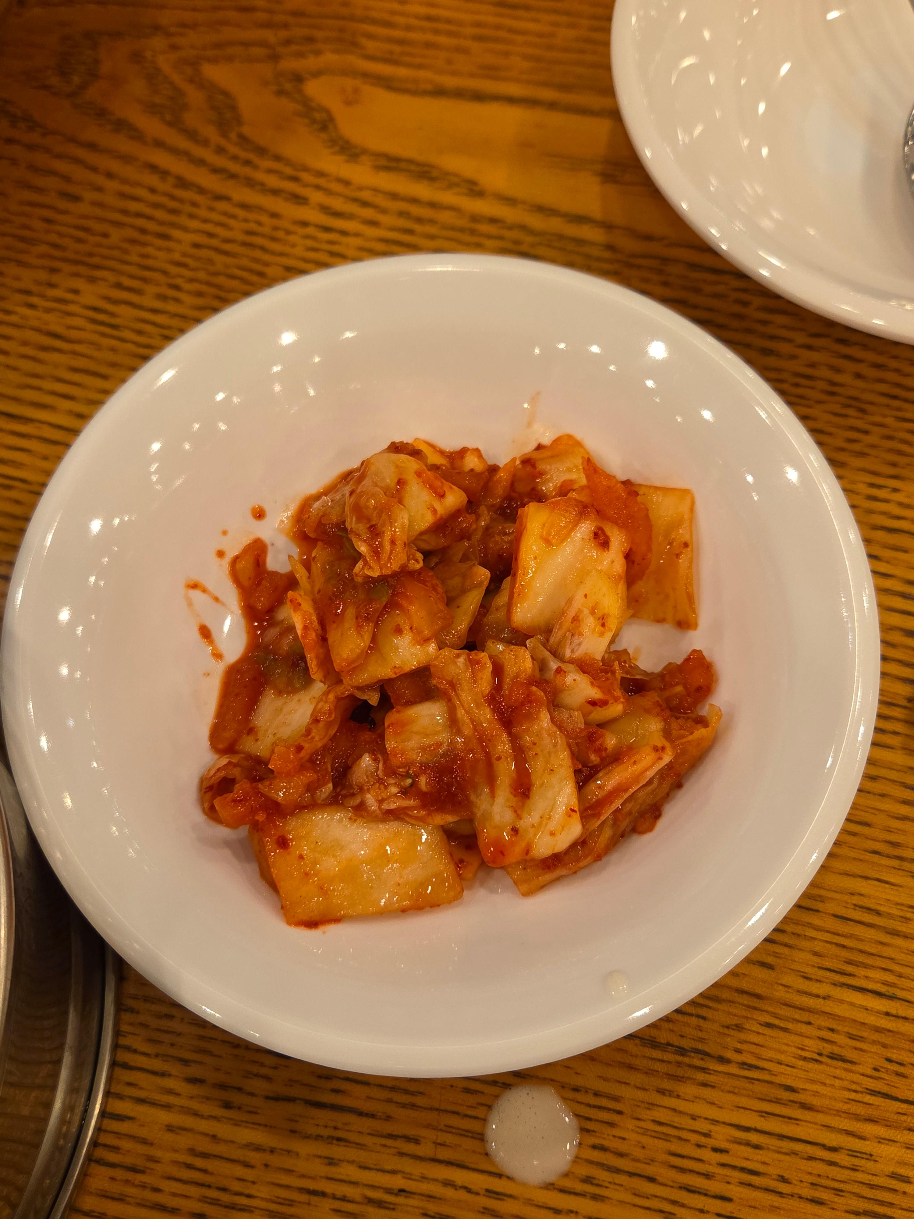 국내산 배추로 만든 김치