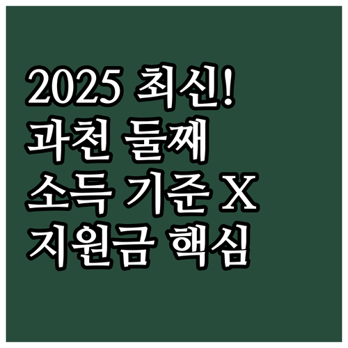 2025 과천시 출산 지원금 둘째아 ..