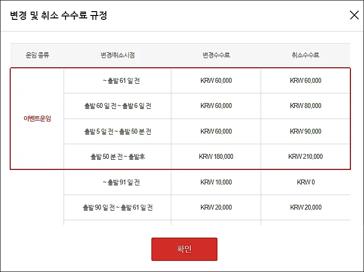 변경-취소-수수료규정