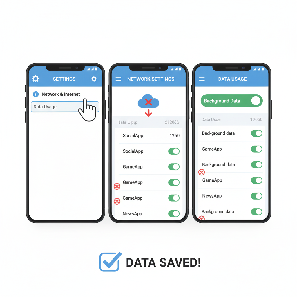 스마트폰 데이터 절약 팁|LTE·5G 요금제 아끼는 방법