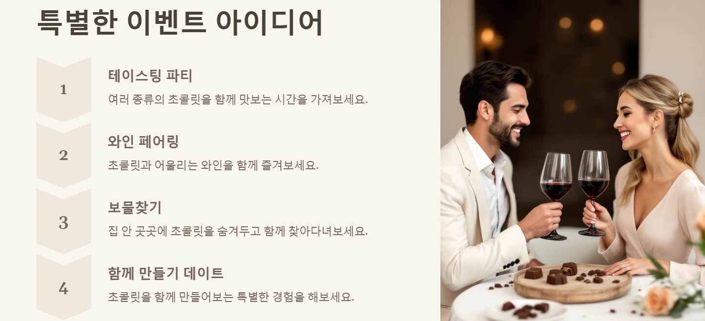 발렌타인데이 초콜릿 만들기