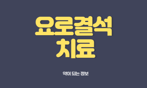 요로결석 치료