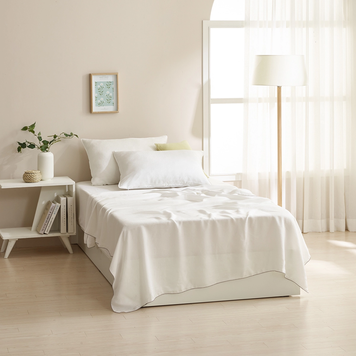 여름 이불 고민 끝! 박홍근홈패션 인견 실키 홑이불의 진짜 장점은?