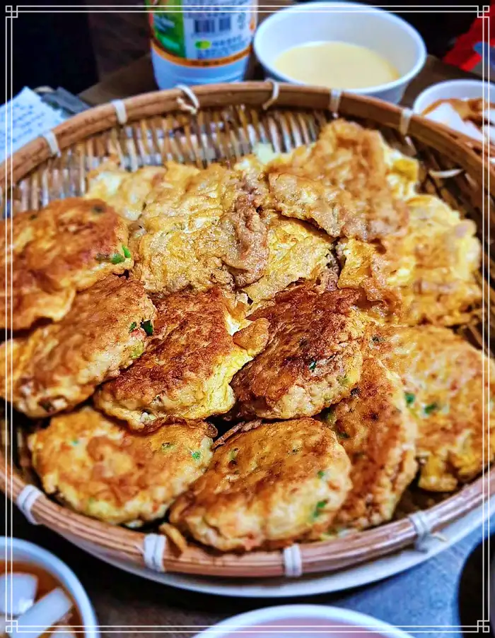 인천 계양산전통시장 맛집 녹두 빈대떡, 김치전, 부추전