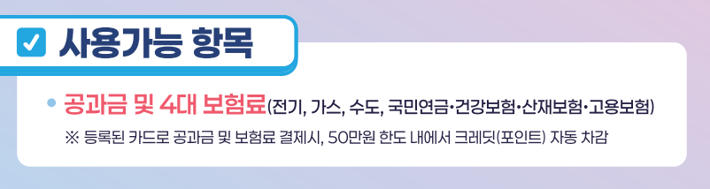 소상공인 지원금 사용가능 항목