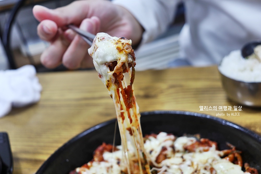 초량동 불백거리의 부경불백(치즈돼지불백), 부산역 근처