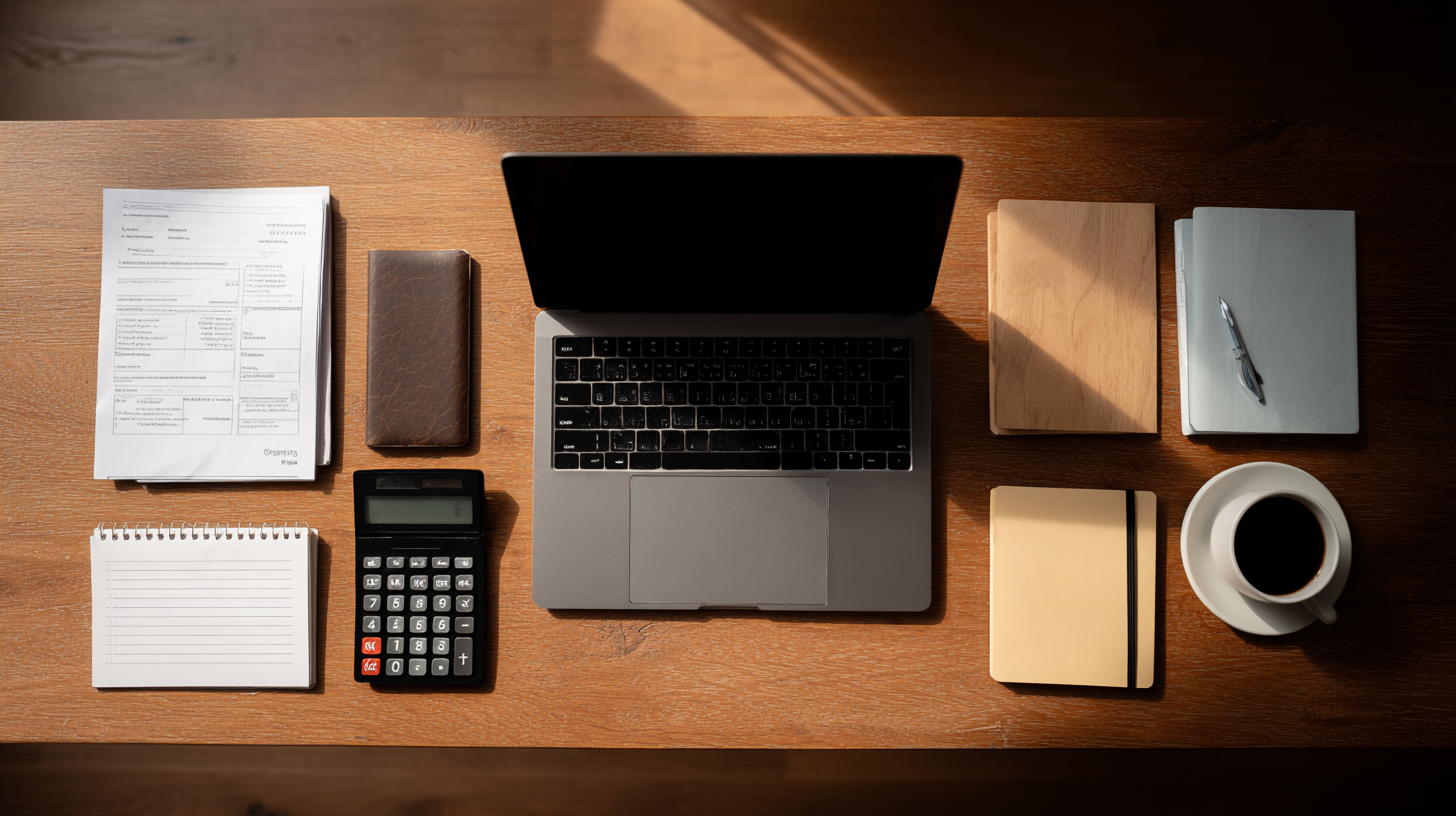 정리된 데스크 사진