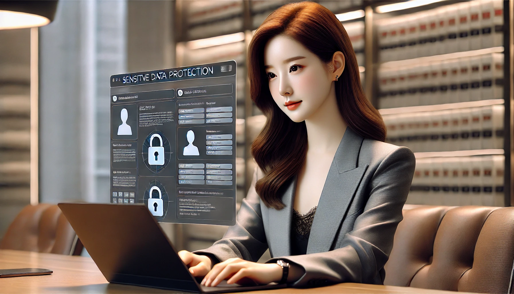 민감정보를 관리하는 이미지