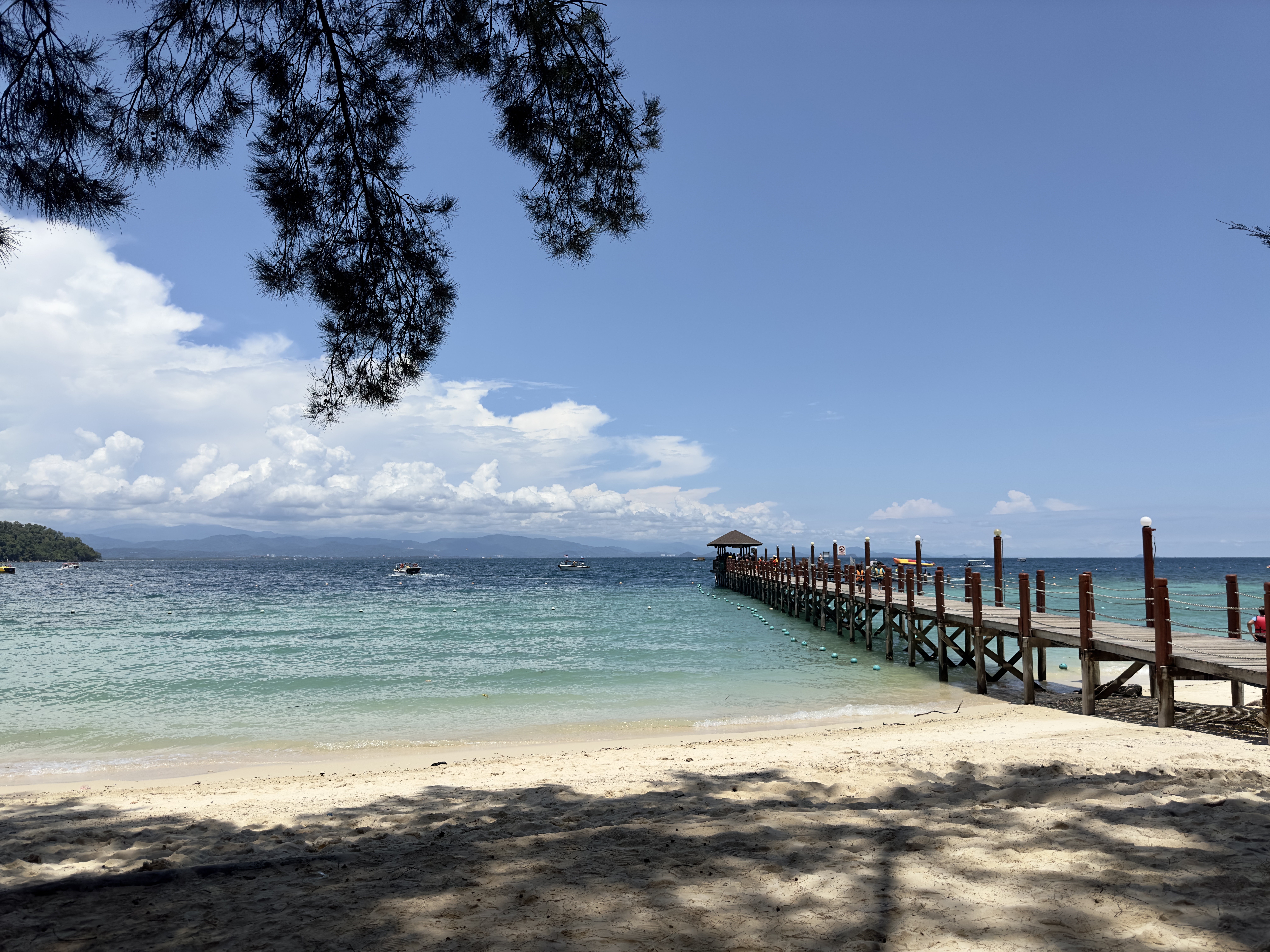 마누칸섬 앞 바다