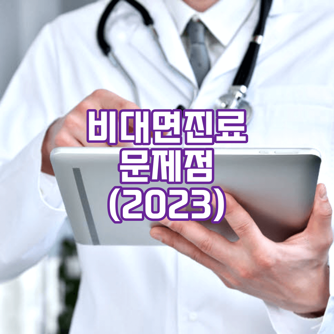 비대면진료 문제점