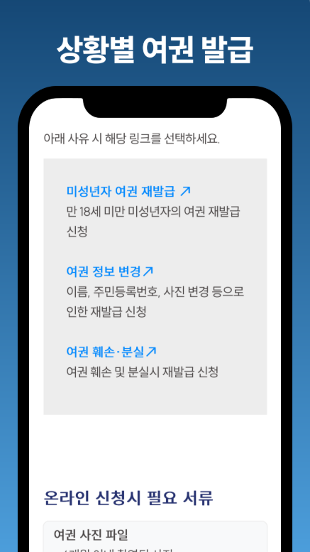 여권 발급 신청 방법, 여권 온라인 재발급 신청, 여권 사진 규격