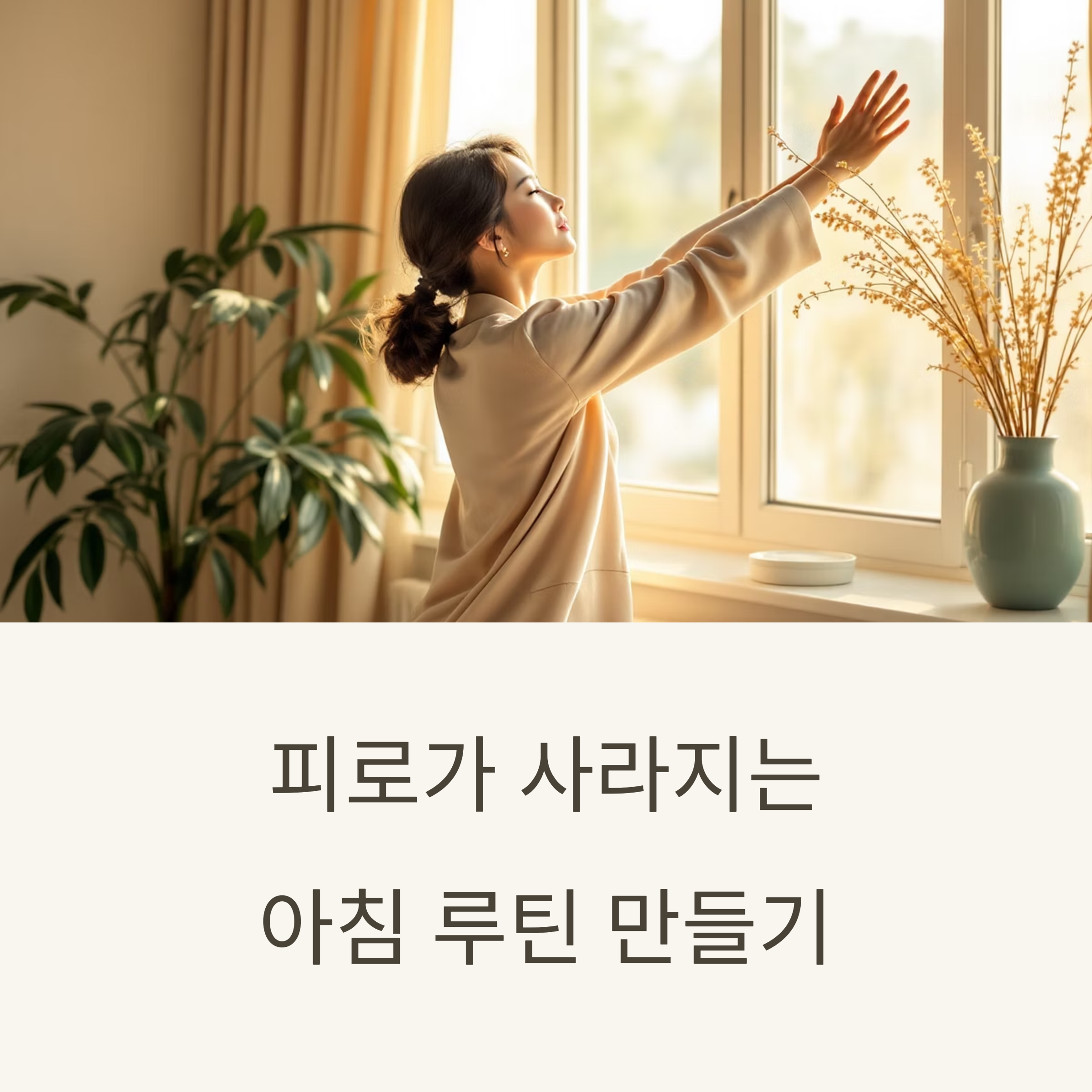 피로가 사라지는 아침 루틴 만들기
