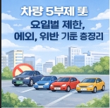 차량 5부제 요일