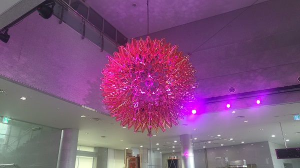 전남 고흥 나로우주센터 우주과학관 2층전시관 통로 조형물