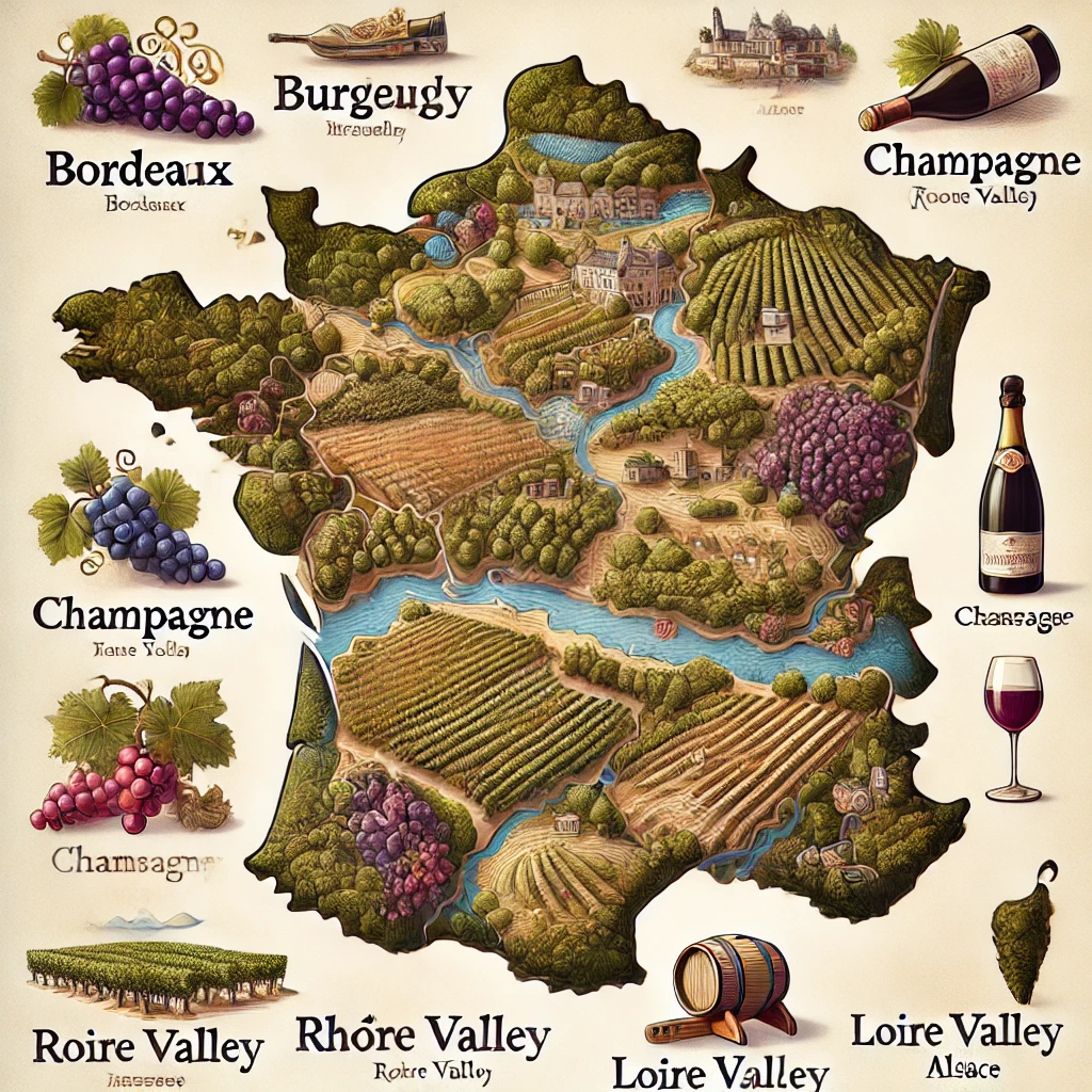 프랑스 와인의 지역별 분류 – 지역마다 다른 개성과 특징