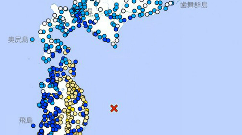 일본 혼슈 동쪽 해역 지진·쓰나미 경보·위험 지역