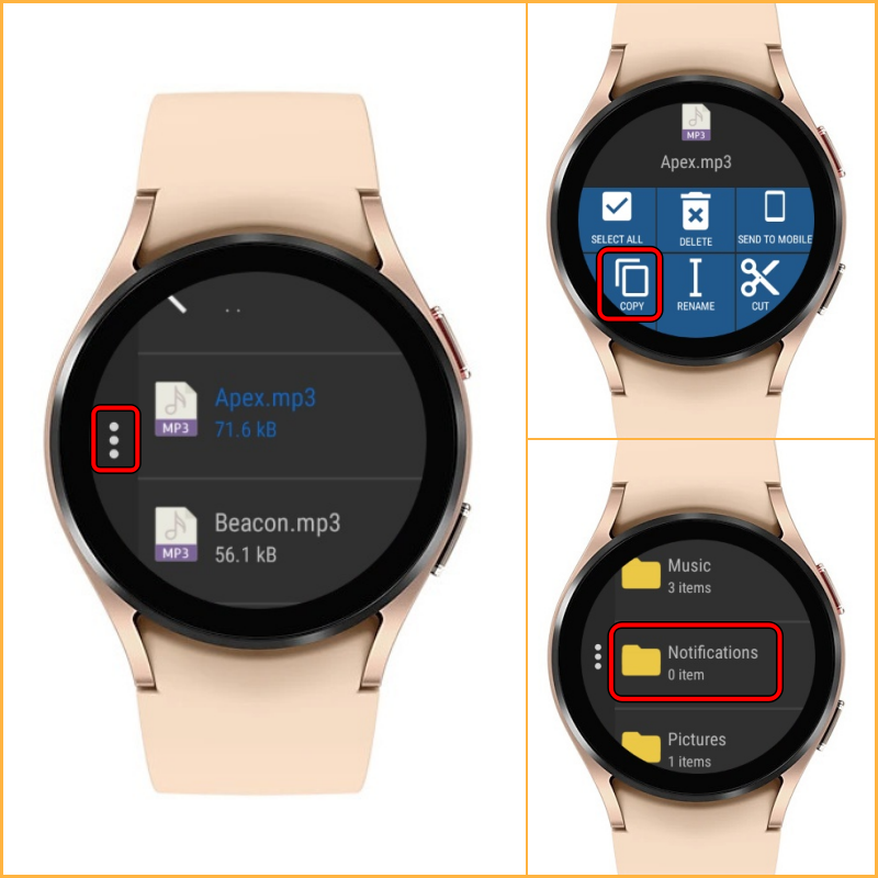 워치4 벨소리 추가