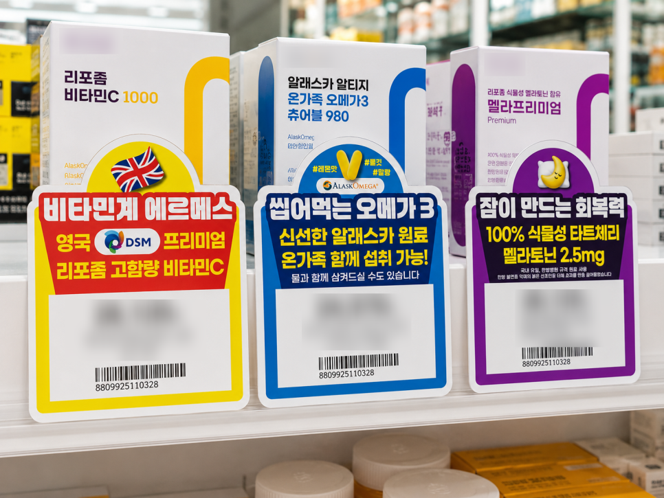 ai로 재현해본 쇼카드 진열 모습