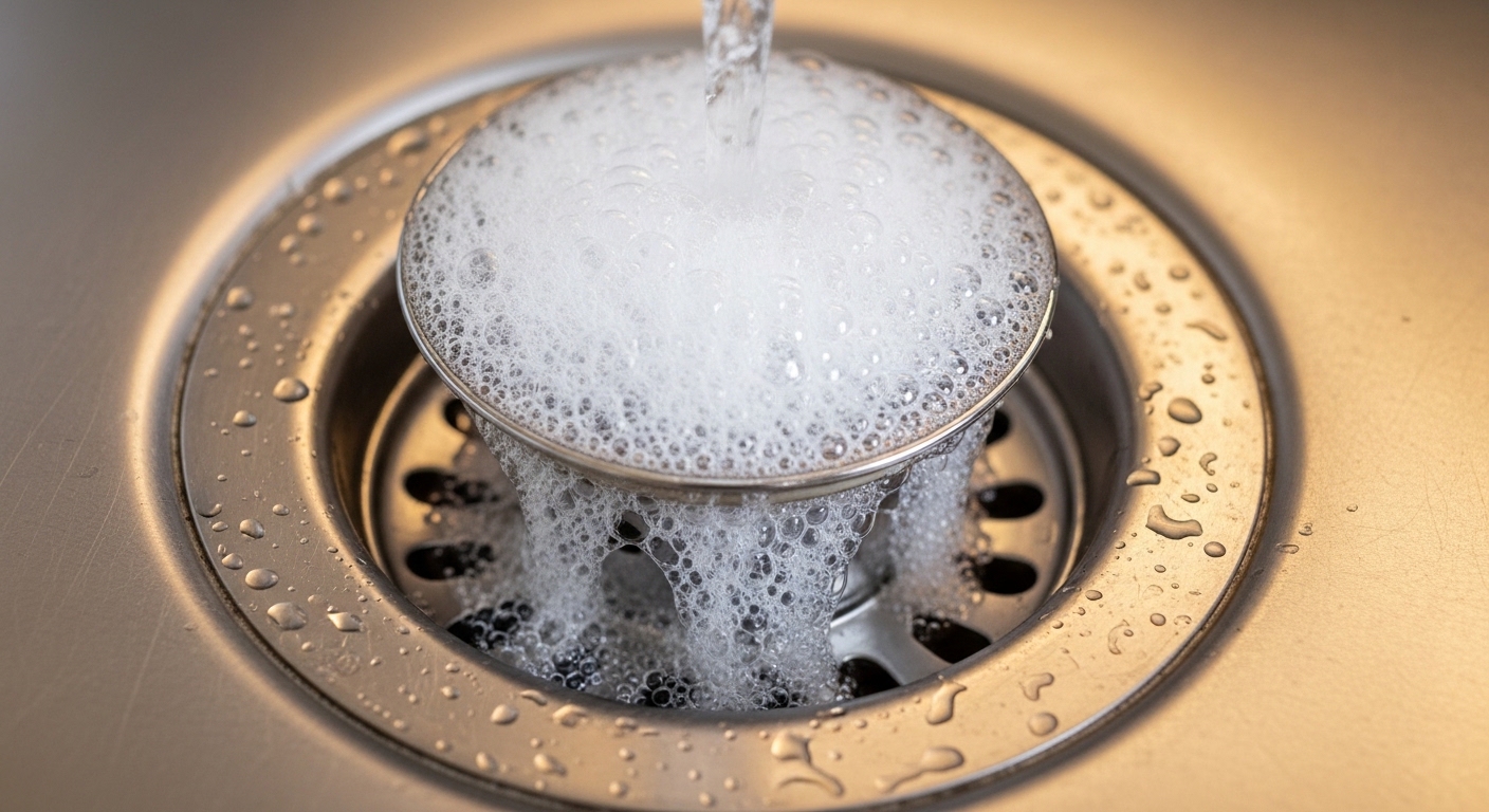 싱크대 하수구 냄새 제거, 과탄산소다 하나로 살균까지 완벽 해결