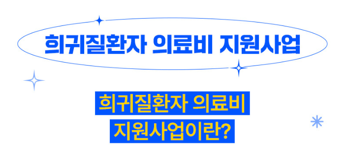 희귀질환자 의료비 지원사업