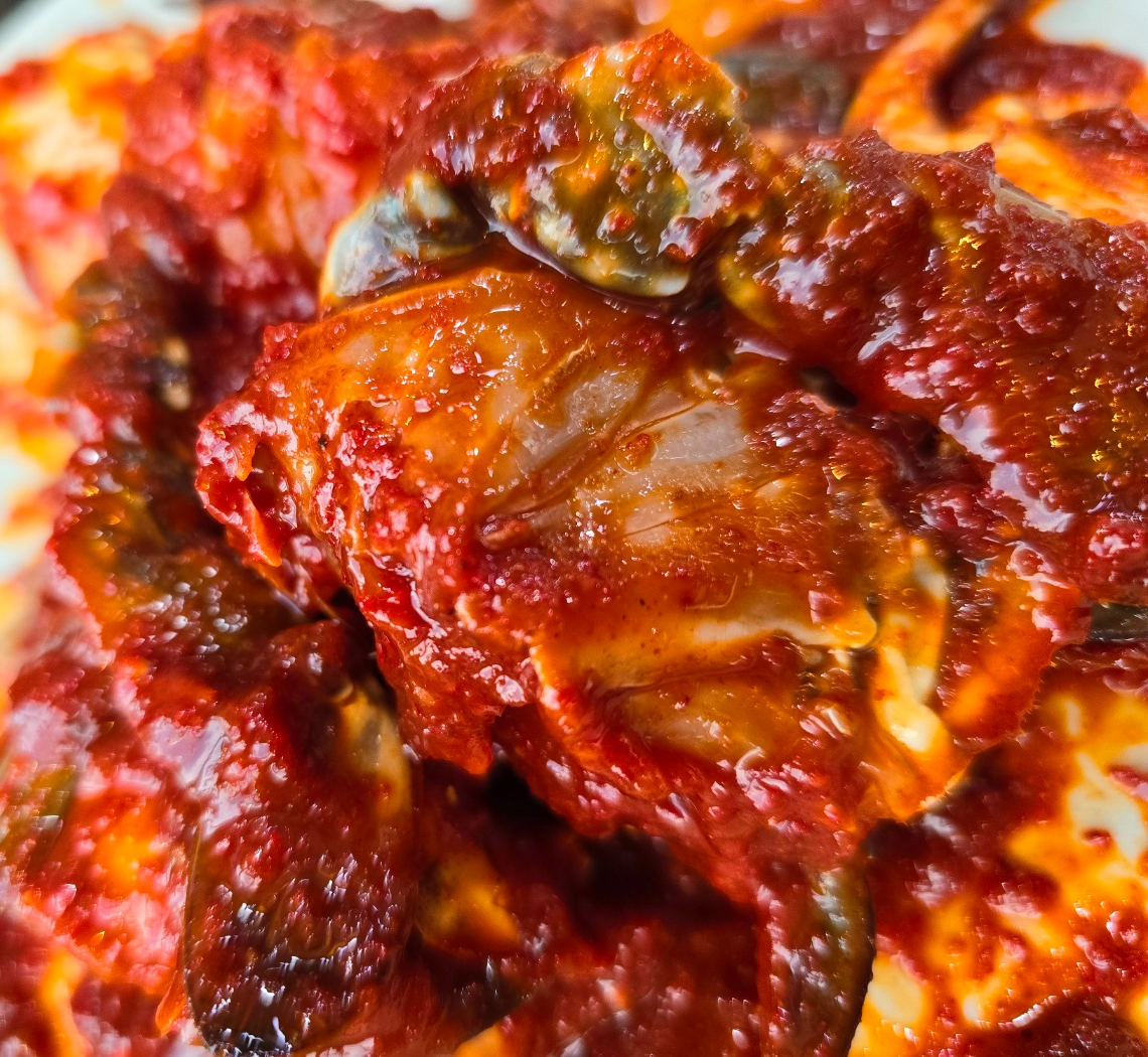 양념게장도 빛깔이 군침돌아요