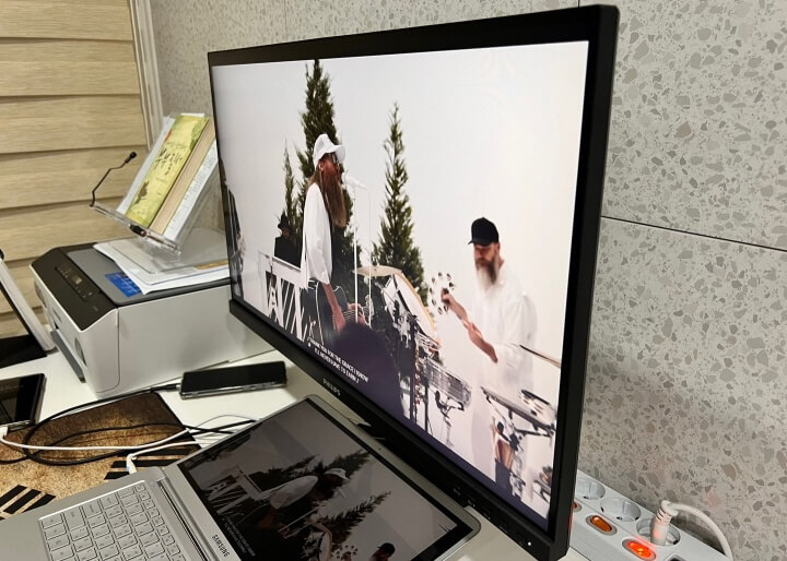 시야각 확인 모습