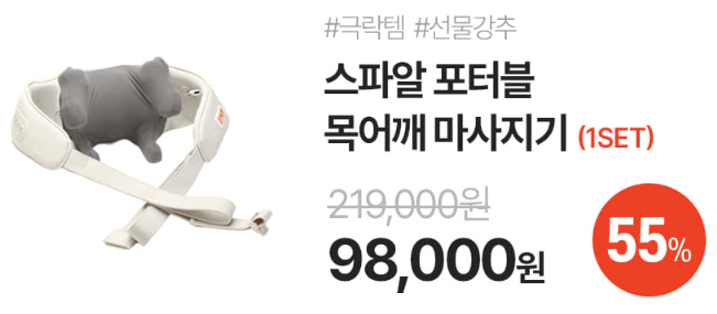 마사지기 가격