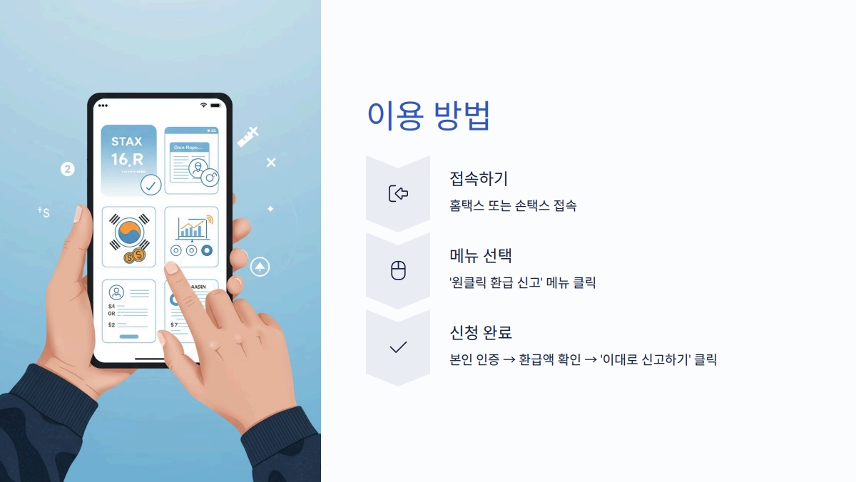 무료 종합소득세 환급 신청 방법