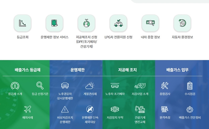 의정부 노후경유차 조기폐차 홈페이지
