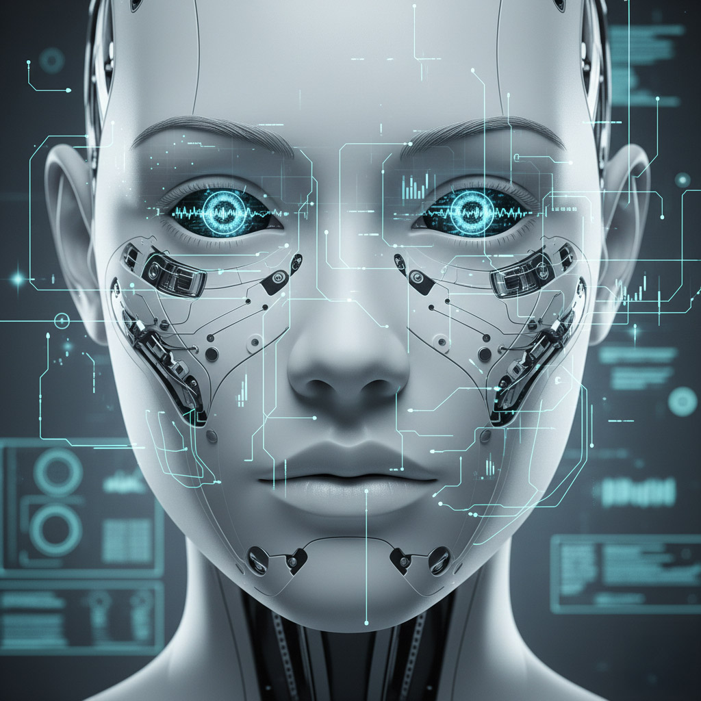 휴머노이드 얼굴용 전력 소비 최적화