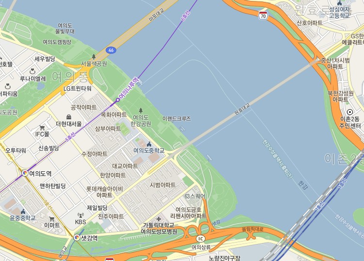 여의도-지도