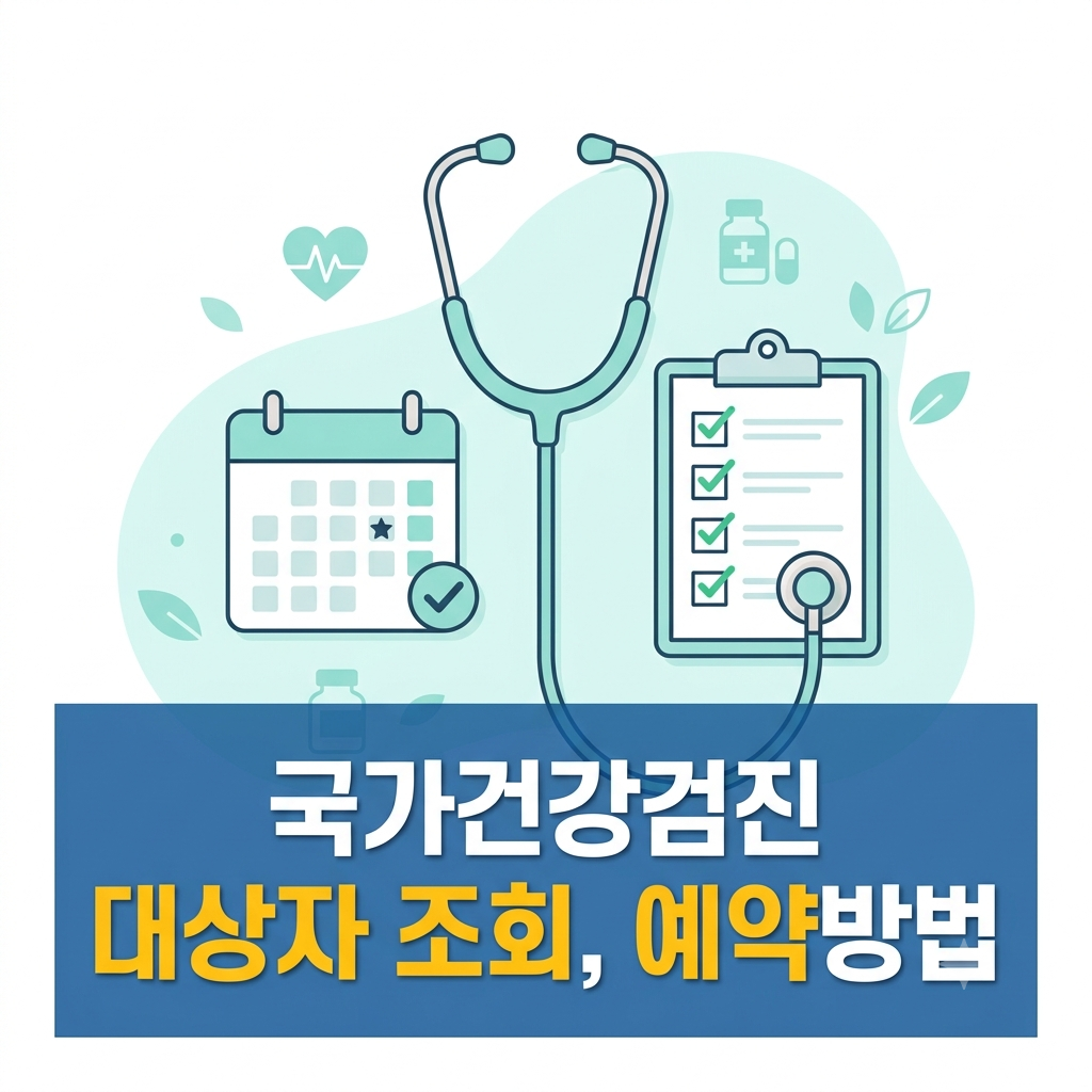 국가건강검진 대상자 조회 방법
