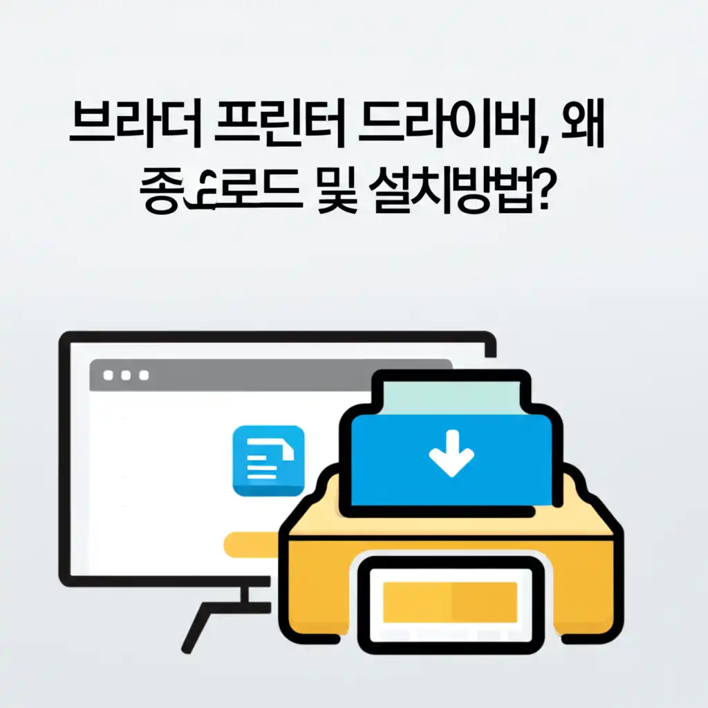 브라더프린트드라이버다운로드및설치방법_introduction