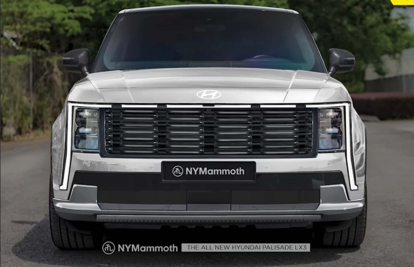 팰리세이드 풀체인지 예상도(출처:뉴욕맘모스)