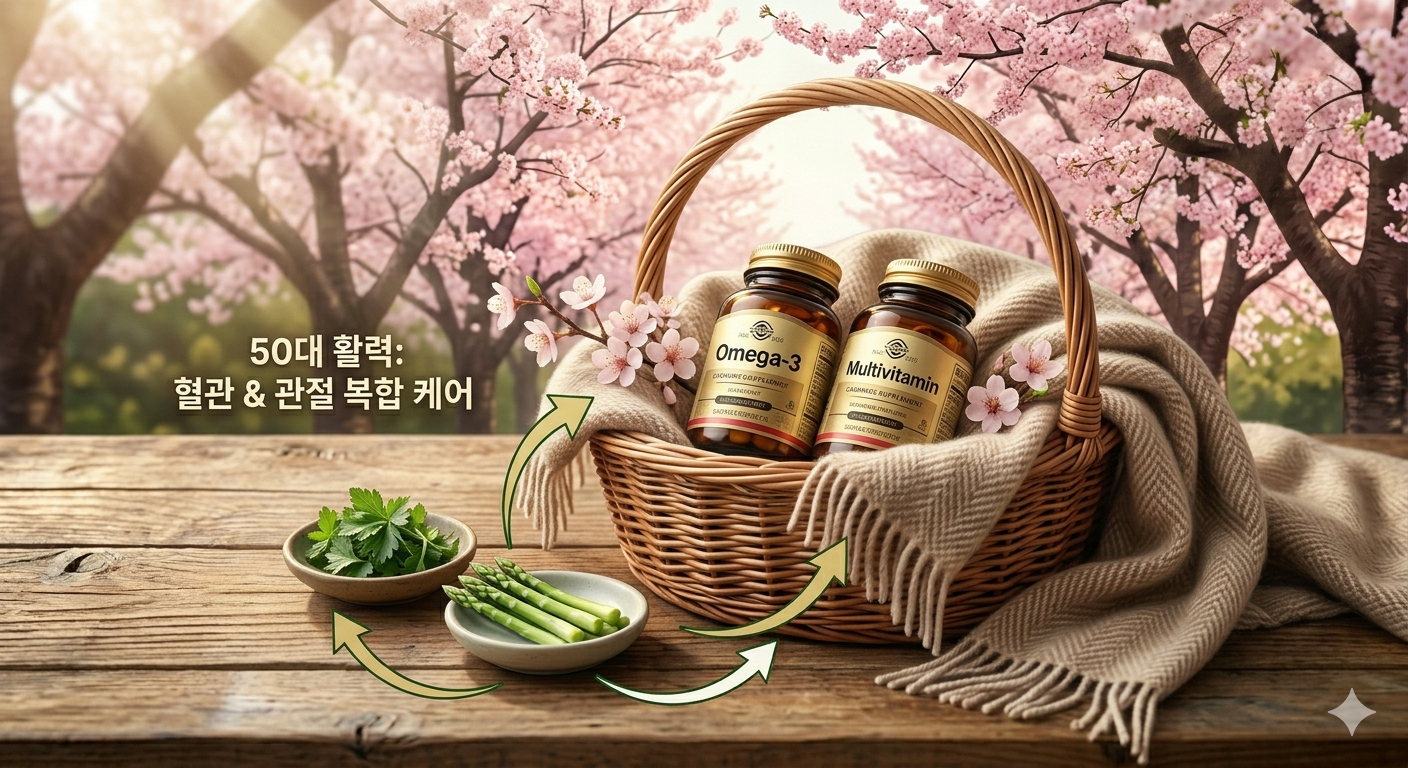 보스웰리아나 MSM 등 관절 영양제는 50대 필수 템입니다.