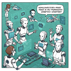 반도체가 AI 휴먼노이드를 더 똑똑하게 만든다