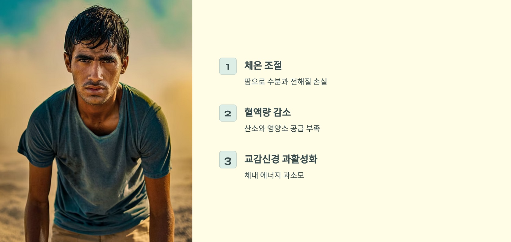 더운 날씨에 기운 빠지는 이유