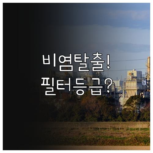 비염 환자 필수 확인 사항 헤파 필터..