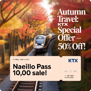 코레일 가을여행 관광열차 50%할인 + 내일로패스 1만원 할인 이미지