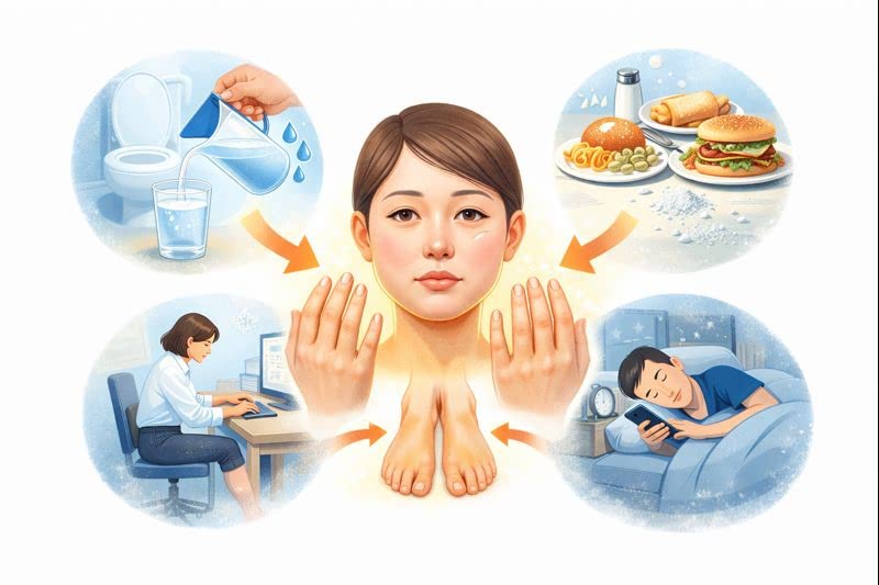 자주 붓는 날의 몸 상태 체크 포인트