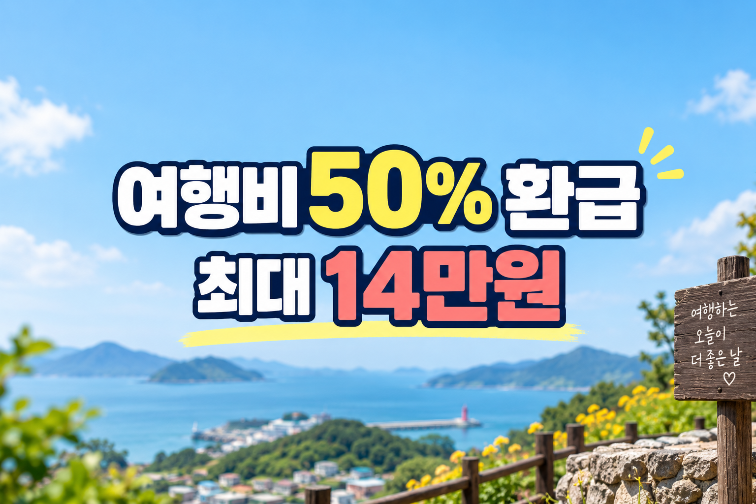 2026 지역사랑 휴가지원 신청방법｜여행비 50% 환급&middot;청년 최대 14만원