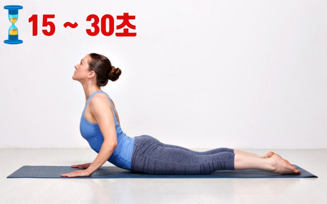 허벅지 살빼는 운동,뱃살 빼는 운동,코브라 자세,다이어트