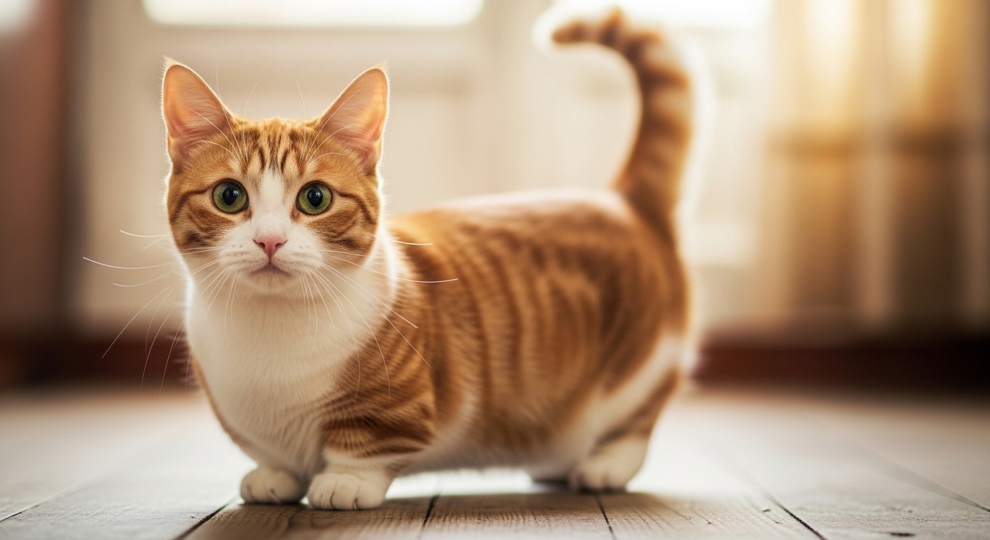 먼치킨 고양이 사진