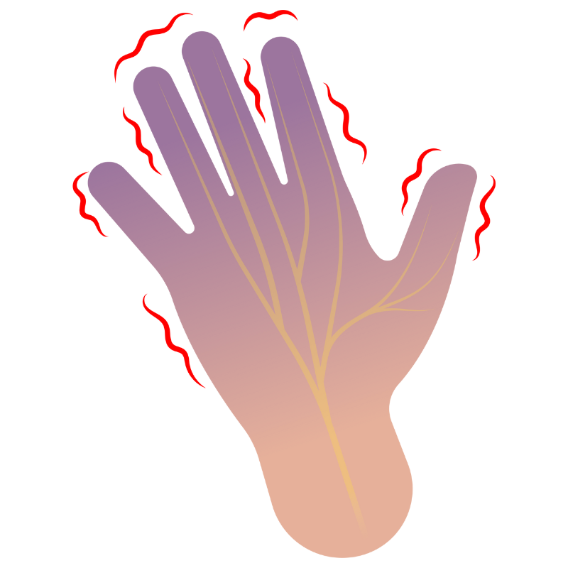 엄지 손가락 저림 증상 이유