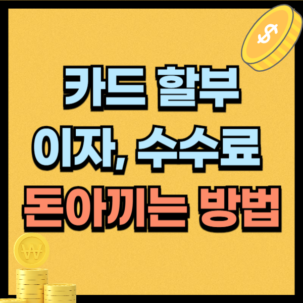 카드 할부 이자